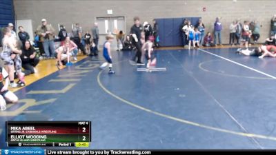 39-41 lbs Round 3 - Mika Abeel, Orting Jr. Cardinals Wrestling vs Elliot Wooding, Orcas Island Wrestling