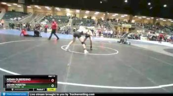 160 lbs Round 3 (4 Team) - Aidan Olberding, 3A Dayton vs Devin Martin, 3A Harrisburg