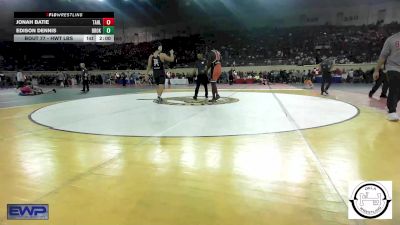 Round Of 64 - Jonah Batie, Tahlequah Wrestling Club vs Edison Dennis, Broken Arrow