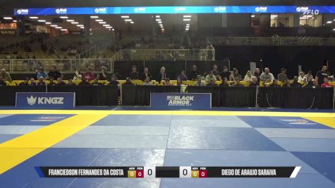 Diego De Araujo Saraiva vs Franciedson Fernandes Da Costa 2025 Pan Jiu Jitsu IBJJF Championship