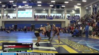 157 lbs Champ. Round 3 - Landon Pace, Franklin vs Evan England, MOHAWK