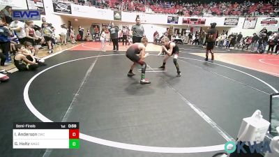 70-73 lbs Semifinal - Isaac Anderson, Claremore Wrestling Club vs Greyson Holtz, Wagoner Takedown Club