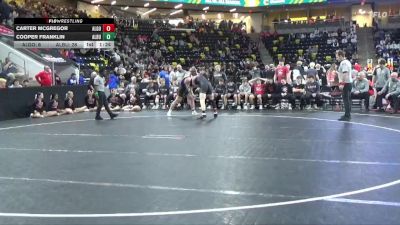 157 lbs Consolation Wb - Cooper Franklin, Alburnett vs Carter McGregor, Algona