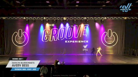 Dancin Bluebonnets - Avery Bess [2023 Mini - Solo - Jazz Day 1] 2023 GROOVE Dance Grand Nationals