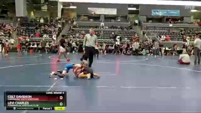 65 lbs Cons. Round 4 - Levi Charles, Powerhouse Wrestling Club vs Colt Davidson, Harrisburg Youth Wrestling