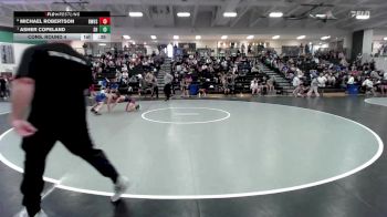 120 lbs Cons. Round 4 - Asher Copeland, Springdale Harber vs Michael Robertson, Bentonville West High School