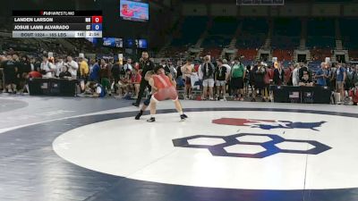 165 lbs Cons. Rd Of 128 - Landen Larson, Minnesota vs Josue Lamb Alvarado, Connecticut