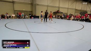 115 lbs Placement Matches (8 Team) - Coty Sessions, Oklahoma Blue vs Arianna Beltran, Texas Blue