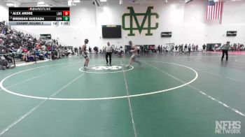 144 lbs Champ. Round 2 - Brendan Quesada, Santa Rosa Academy vs Alex Andre, Simi Valley
