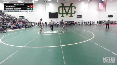 144 lbs Champ. Round 2 - Brendan Quesada, Santa Rosa Academy vs Alex Andre, Simi Valley