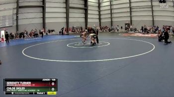 106 lbs Round 2 - Chloe Skiles, King Select Wrestling Academy vs Serenity Turner, Braided Brutes Wrestling