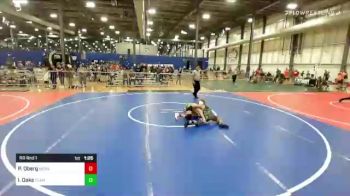 123 lbs Rr Rnd 1 - Peyton Oberg, Midwest Strong vs Ian Oaks, Team Fuzzy Bees