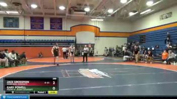 285 lbs Champ. Round 2 - Jace Grossman, Heidelberg University vs Gary Powell, Mount St. Joseph University