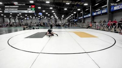 106 lbs Rr Rnd 2 - Brice Rasberry, MF Army vs Jake Stanchak, Hammerin Hornets