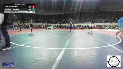 105 lbs Consi Of 4 - Lily Batterton, Plainview JH vs Syndney Snyder, Kingfisher YellowJackets