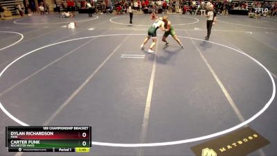 189 Championship Bracket Quarterfinal - Dylan Richardson, Park vs Carter Funk, Rochester Mayo