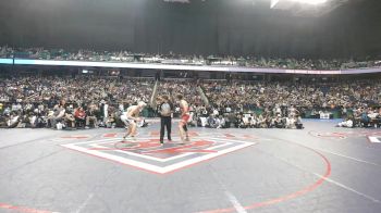 4A 165 lbs 1st Place Match - Corbin McCartney, Central Davidson High School vs Keilan Adams, Bandys High School