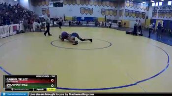 106 lbs Semifinal - Gabriel Tellez, Eagle Empire vs Evan Martinez, SOWA