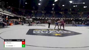 220 lbs Cons. Round 1 - Dylan Camden, Lawerenceville vs Jose Moreno, Berwyn Cicero