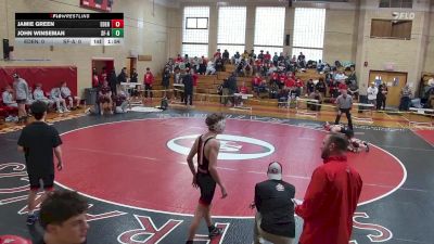 118 lbs Day 1 (round 3) - John Winseman, St. Francis A vs Jamie Green, Eden