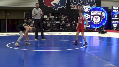 10U Boys - 77 lbs 1st Place Match - Arlo Pratt, Bloomington South Wrestling Club vs Beau Blevins, Wichita Training Center