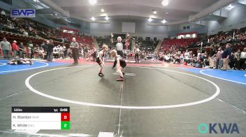 55 lbs Rr Rnd 2 - Hunter Stanton, Skiatook Youth Wrestling vs Karter White, Collinsville Cardinal Youth Wrestling