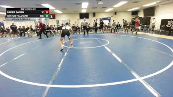 157 lbs Cons. Round 3 - Paxton Palomar, Kingsburg vs Xavier Sapien, Villa Park