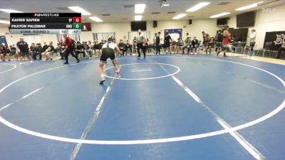 157 lbs Cons. Round 3 - Paxton Palomar, Kingsburg vs Xavier Sapien, Villa Park
