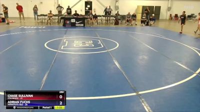 250 lbs 2nd Wrestleback (8 Team) - Chase Sullivan, Colorado vs Adrian Fuchs, Minnesota Red