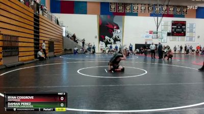 150 lbs Cons. Round 3 - Damian Perez, Evergreen (Vancouver) vs Ryan Cosgrove, Southridge