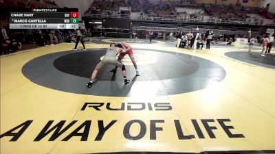 144 lbs Consi Of 16 #2 - Chase Hart, Baylor School vs Marco Cartella, Western Reserve Academy