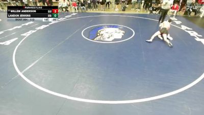 113 lbs Cons. Round 4 - Willem Anderson, Barrrington vs Landon Jenkins, Unattached