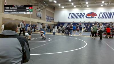 73-74 lbs Round 2 - Peter Carbajal, All- Phase Wrestling Club vs Mark Piatkoff, Canby Mat Club