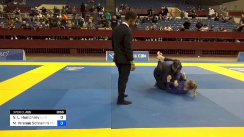 Nicole L. Humphrey vs Michelle Wrenae Schramm 2024 Pan IBJJF Jiu-Jitsu No-Gi Championship