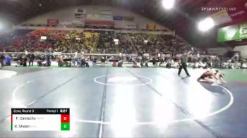 3A 132 lbs Cons. Round 3 - Fernando Camacho, Parma vs Ryder Sheen, Buhl