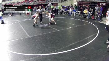 120 lbs Cons. Round 2 - McCoy Graser, Trojan Wrestling Club vs Zebulen Fry, McCook Youth Wrestling Club