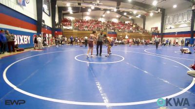 155 lbs Round Of 16 - Preston Garcia, Eufaula Ironheads Wrestling Club vs Elijah Tolander, Team Tulsa Wrestling Club