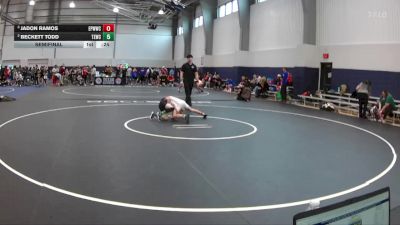 75 lbs Semifinal - Jadon Ramos, El Paso Wildcats Wrestling Club vs Beckett Todd, Texas Elite Wrestling Club