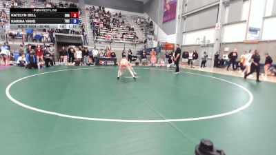 50 kg Champ. Rd Of 64 - Katelyn Bell, SPAR Wrestling Academy vs Karina Vang, Tiger Wrestling Club