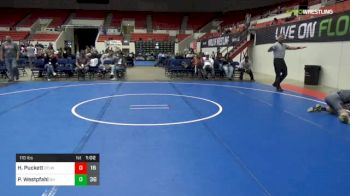 110 lbs Rr rnd 5 - Hank Puckett, Indiana Outlaws vs Peyton Westpfahl, Team Grindhouse