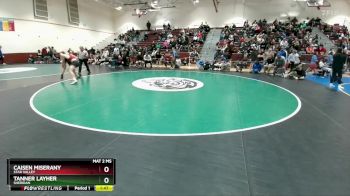 138 lbs 1st Place Match - Tanner Layher, Sheridan vs Caisen Miserany, Star Valley