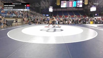 157 lbs Cons. Rd Of 64 - Devin Johnson, WI vs Liam Harris, IL