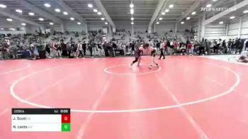 220 lbs Consi Of 16 #1 - Jacob Scott, PA vs Noah Casto, WV