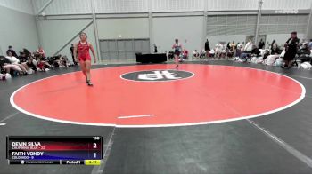 130 lbs Round 4 (6 Team) - Devin Silva, California Blue vs Faith Vondy, Colorado