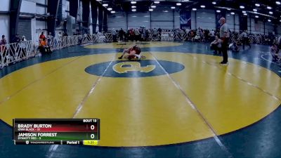 110 lbs Rd# 7- 10:45am Saturday Final Pool - Brady Burton, Iowa Black vs Jamison Forrest, Dynasty RED