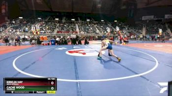 4A-106 lbs Cons. Round 3 - Kirklin Hay, Rock Springs vs Cache Wood, Sheridan