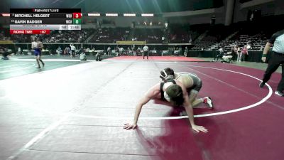 157 lbs Round Of 16 - Mitchell Helgert, Washington State vs Gavin Badger, West Chester