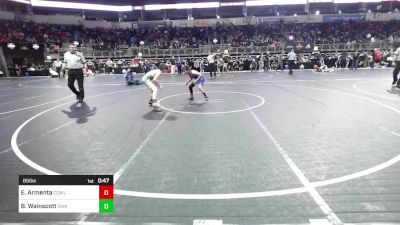 85 lbs Consi Of 8 #2 - Elijah Armenta, Cowley County Freco vs Bentley Wainscott, Shelton Wrestling Academy