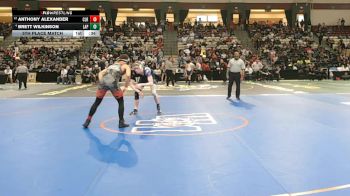 157-2A/1A 5th Place Match - Brett Wilkinson, La Plata vs Anthony Alexander, Colonel Richardson