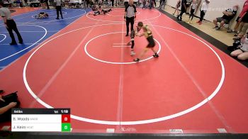 64 lbs Semifinal - Baylor Woods, Warrior Wrestling Club vs Jace Keim, Heat